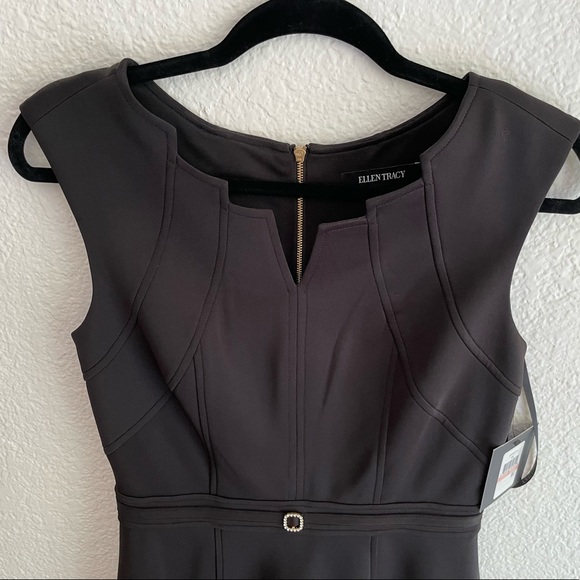 Ellen Tracy Black Dress Size 2. NWT! - Picture 2 of 6